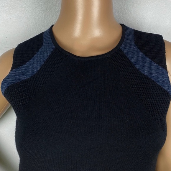 NEW VINCE BLACK SLEEVELESS SWEATER DRESS - Picture 4 of 9